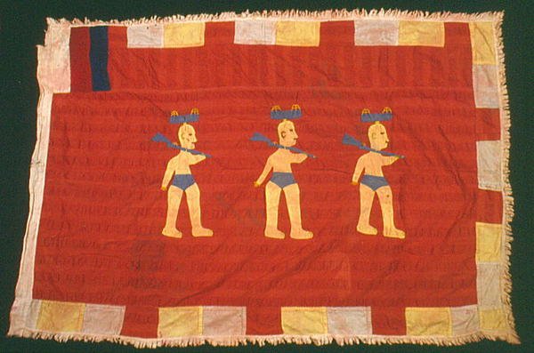 Flagge, aus Ghana von School African