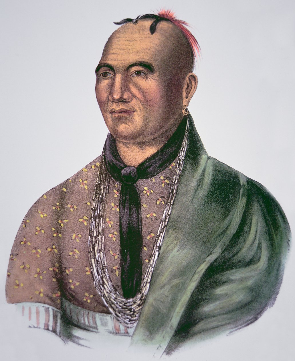 Joseph Brant (1742-1807) Häuptling der Mohawks von School American