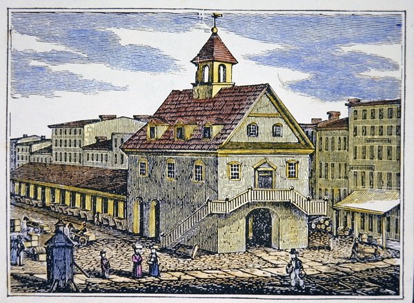 Das alte Gerichtsgebäude von Philadelphia von School American