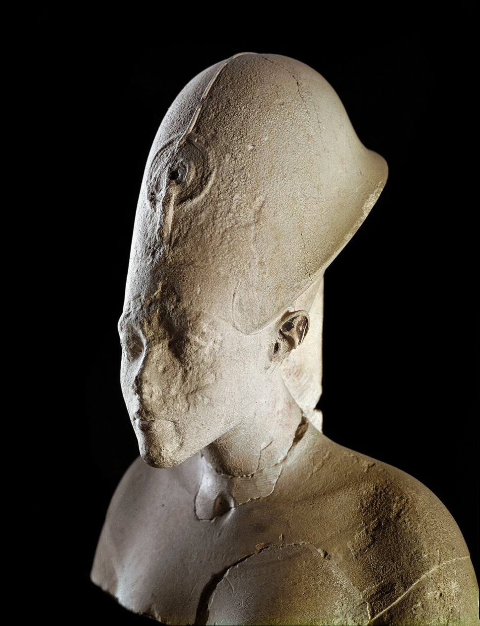 Büste des Pharao Echnaton von School Egyptian