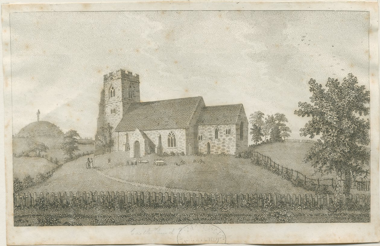Castle Church - Kirche: Gravur, nd [?18. Jh.] (Druck) von School English