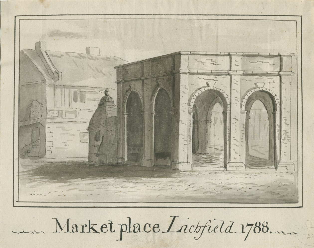 Lichfield - Marktplatz von School English