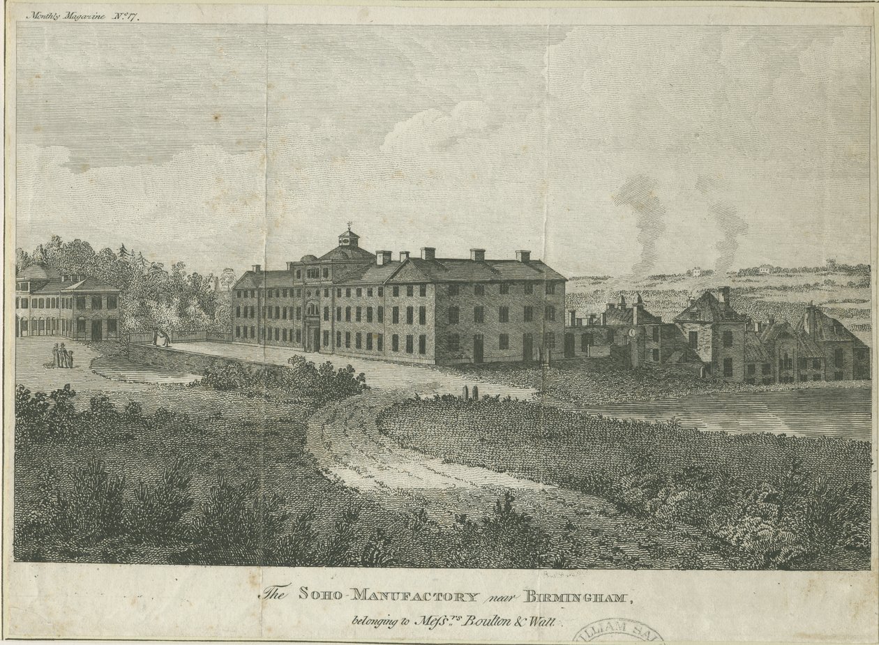 Soho Manufaktur: Stahlstich, nd [spätes 18. Jh.] (Druck) von School English