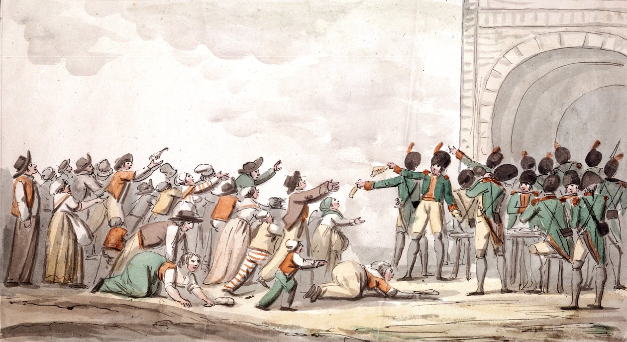 Verteilung der Assignaten, Französische Revolution von School French