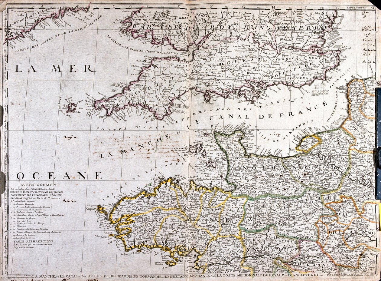 Karte der Region 