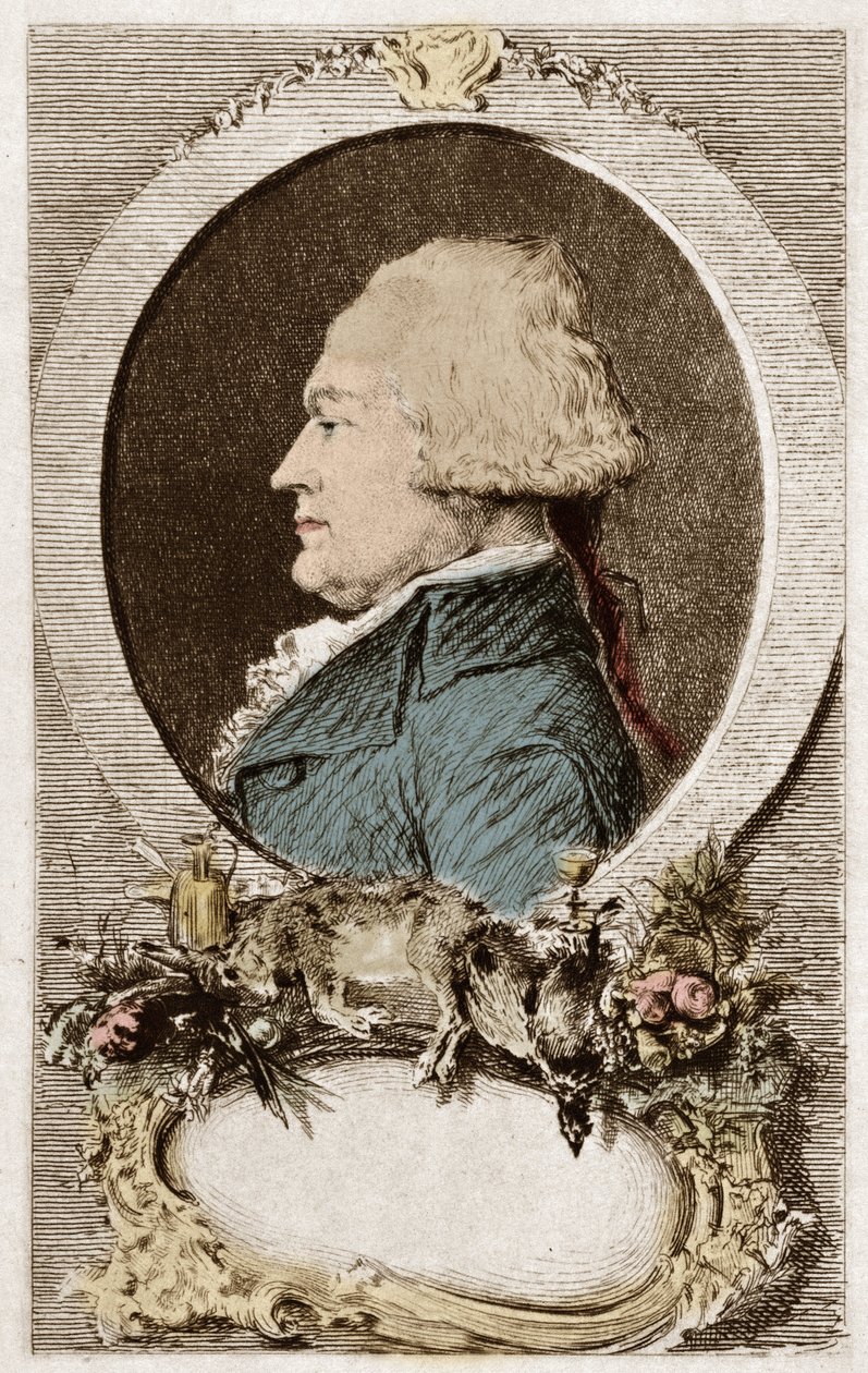 Porträt von Anthelme Brillat-Savarin, Magistrat, Abgeordneter des Dritten Standes, französischer Gastronom und Schriftsteller von School French