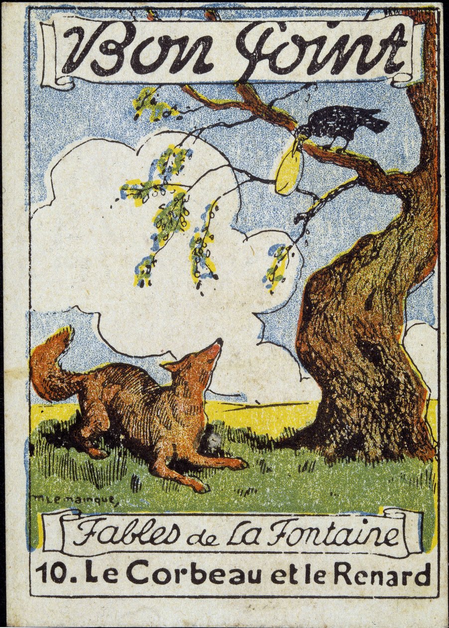 Der Rabe und der Fuchs - Bon Point von School French