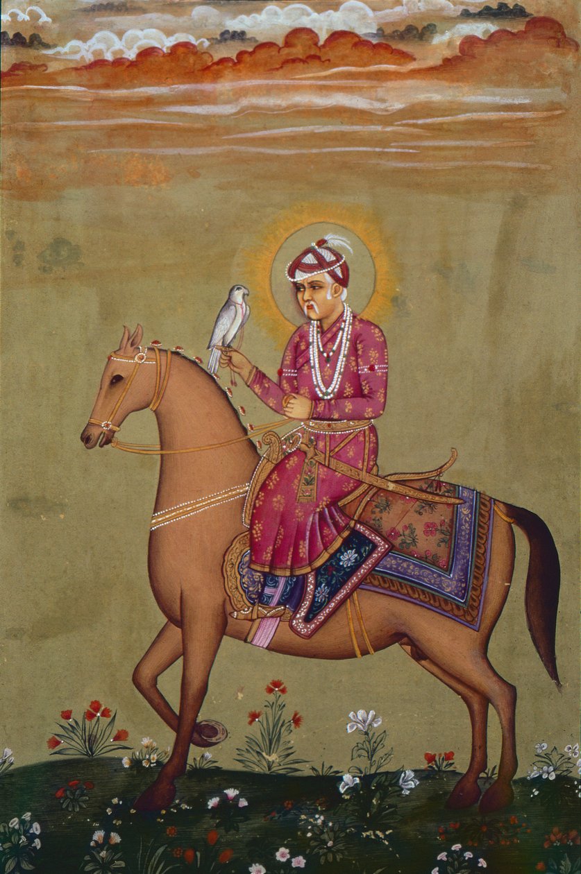 Porträt von Kaiser Jahangir (1569-1627) von School Indian