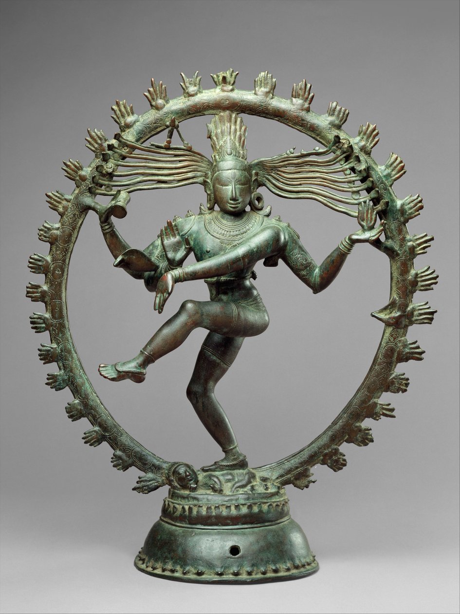 Shiva Nataraja, Herr des Tanzes, um 11. Jahrhundert von School Indian