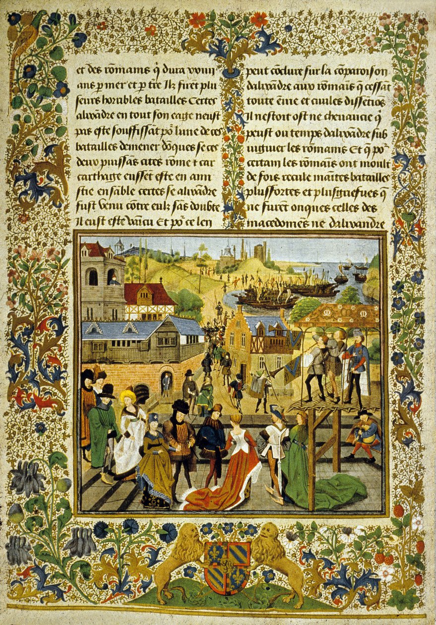 Feier in Tarente, Kopie einer Illustration aus 
