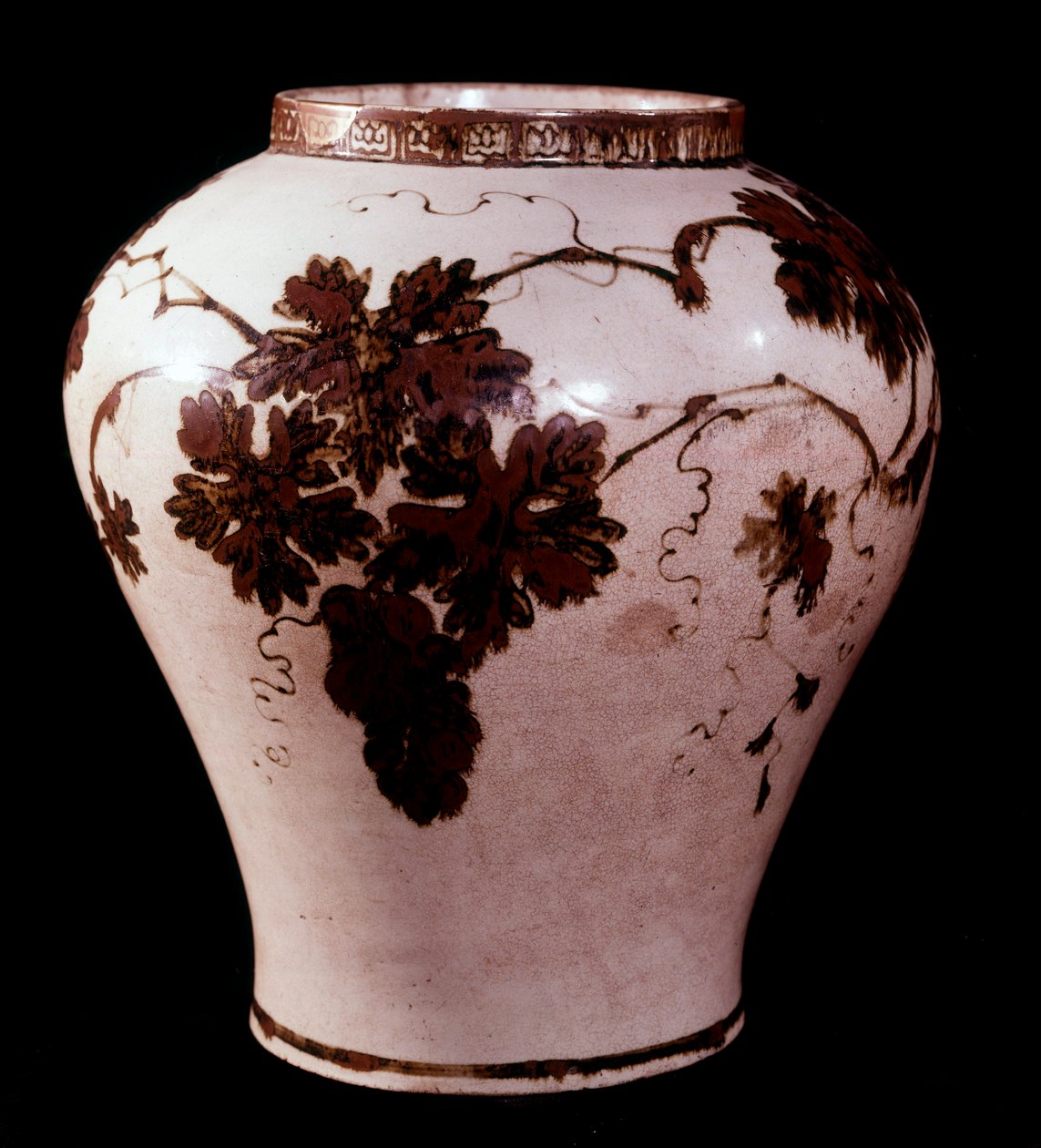 Koreanische Kunst: Porzellankrug aus der Yi-Periode (1392-1910), Duksoo; Museum der Schönen Künste des Palastes von School Korean