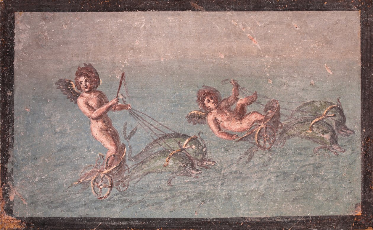 Laufende Putten, Herculaneum von School Roman