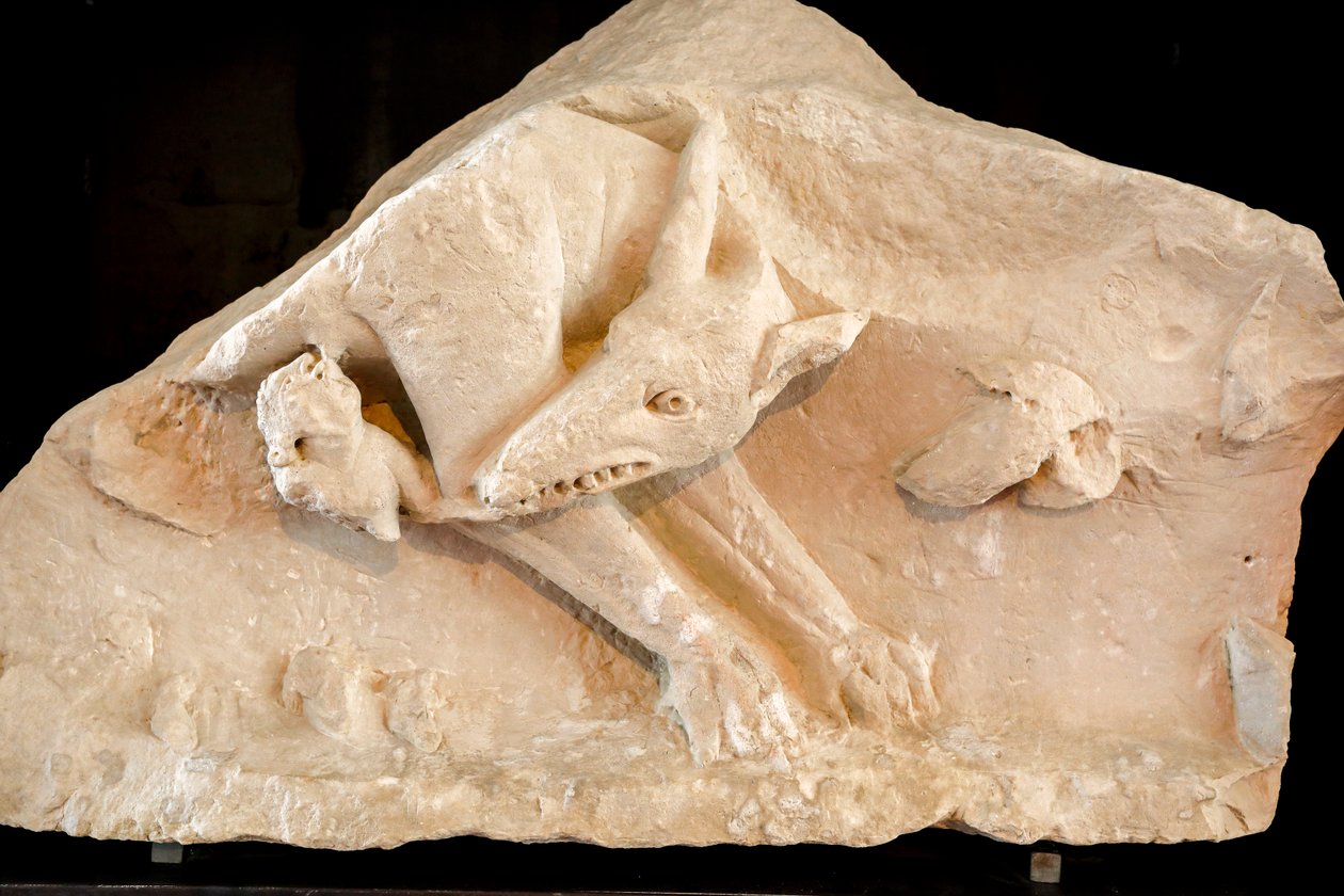 Wölfin und die Zwillinge Romulus und Remus von School Roman