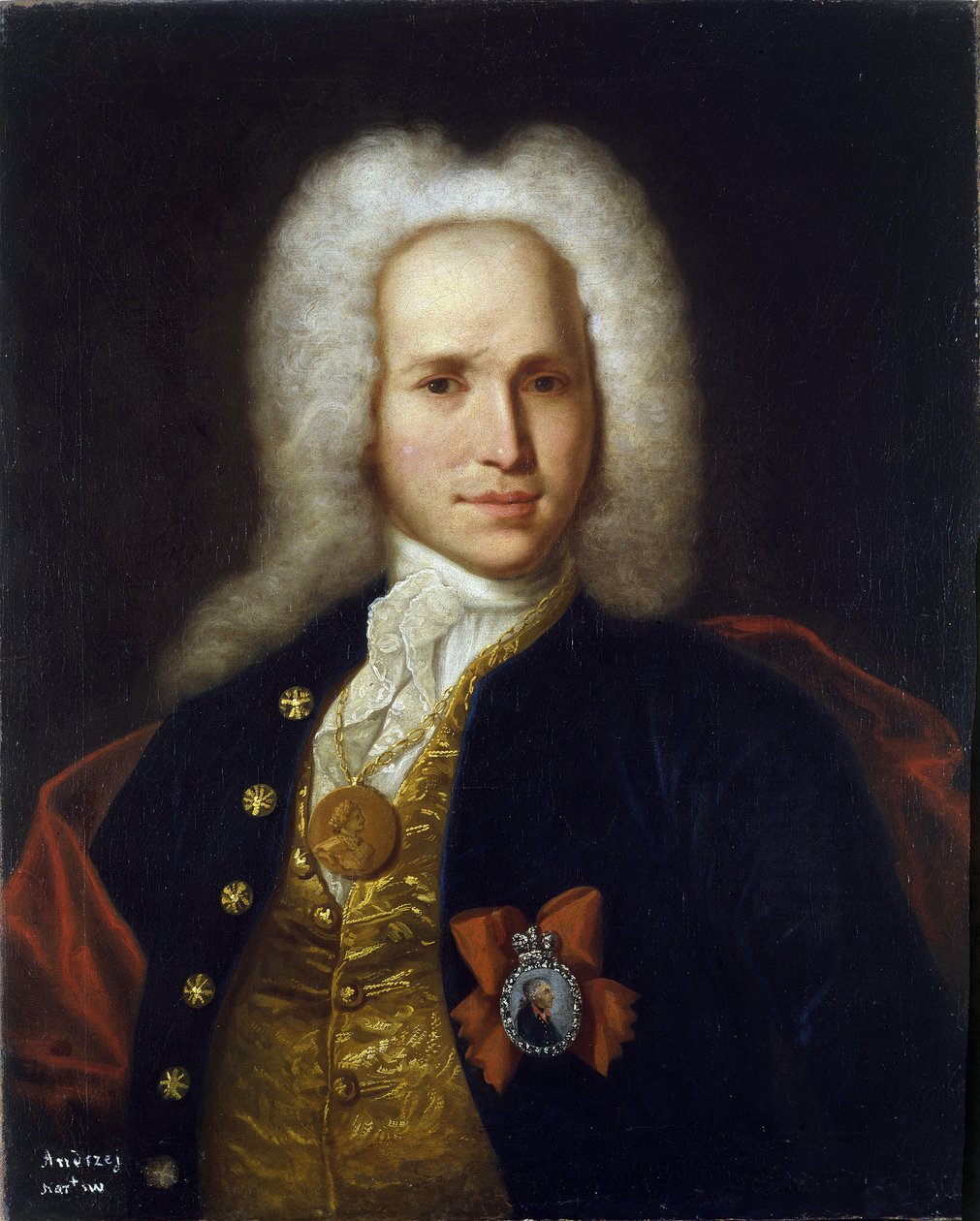 Porträt des Wissenschaftlers, Militäringenieurs und Erfinders Andrey Nartov von School Russian