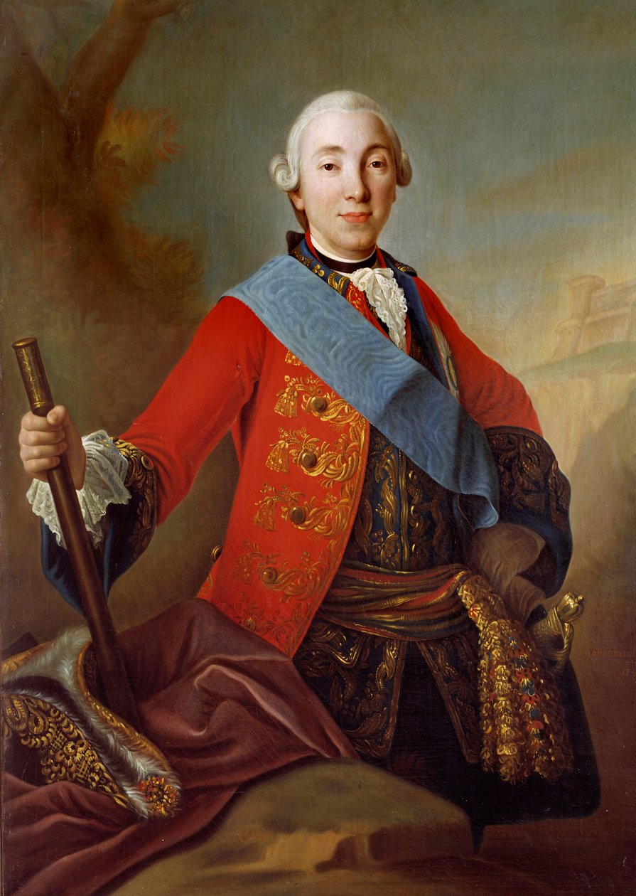 Porträt von Peter III. Fedorovich (1728-1762), russischer Zar von School Russian