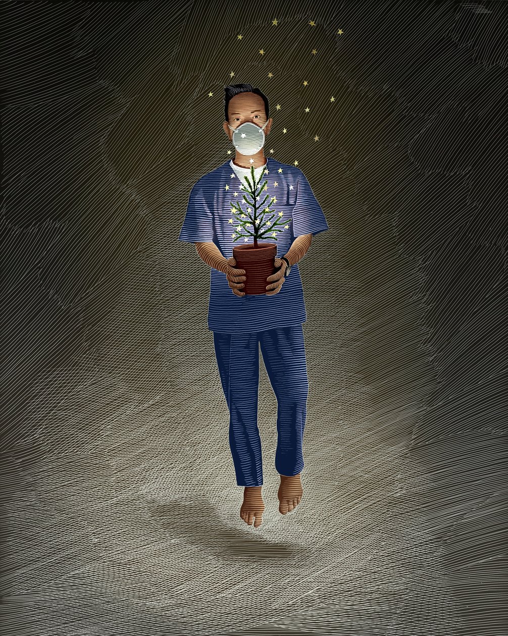 Engel Krankenschwester von Scott McKowen
