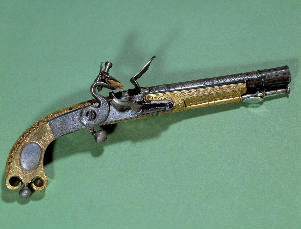 Waffe: Feuersteinpistole von Joachim Murat von Scottish School