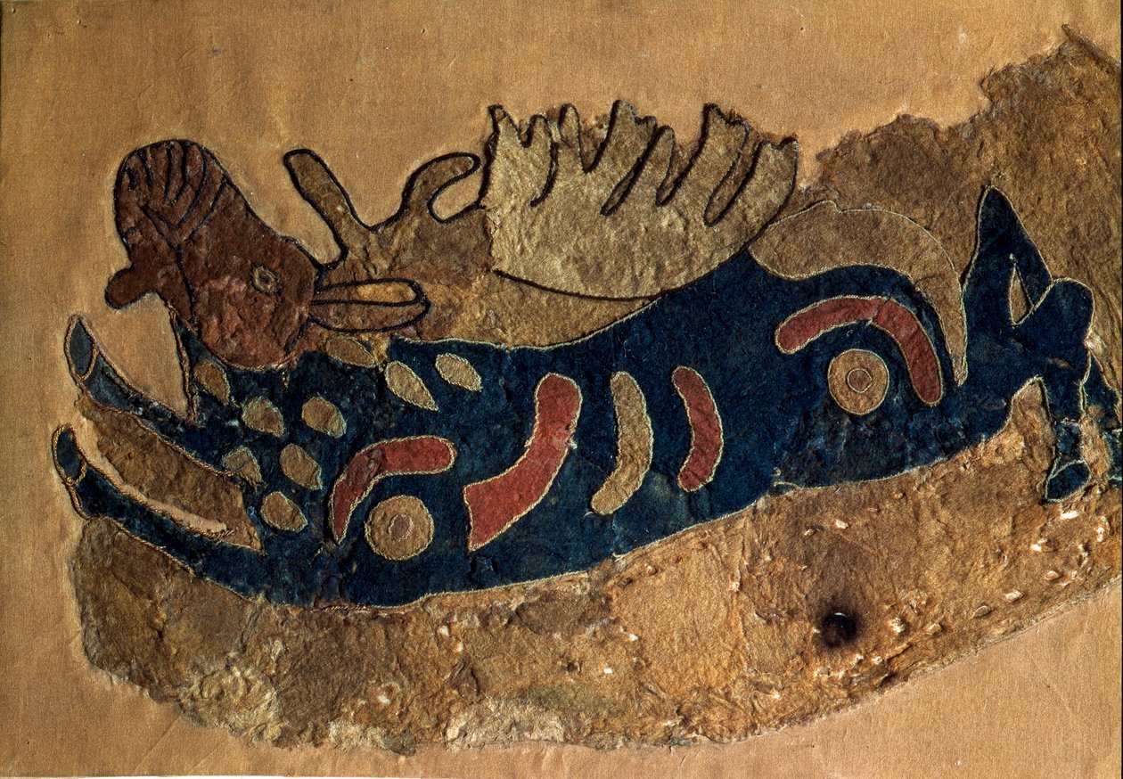 Skythische Kunst: Fragment einer Filzsatteldecke von Scythian Scythian