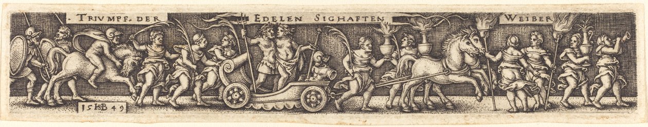 Triumphzug der edlen glorreichen Frauen von Sebald Beham