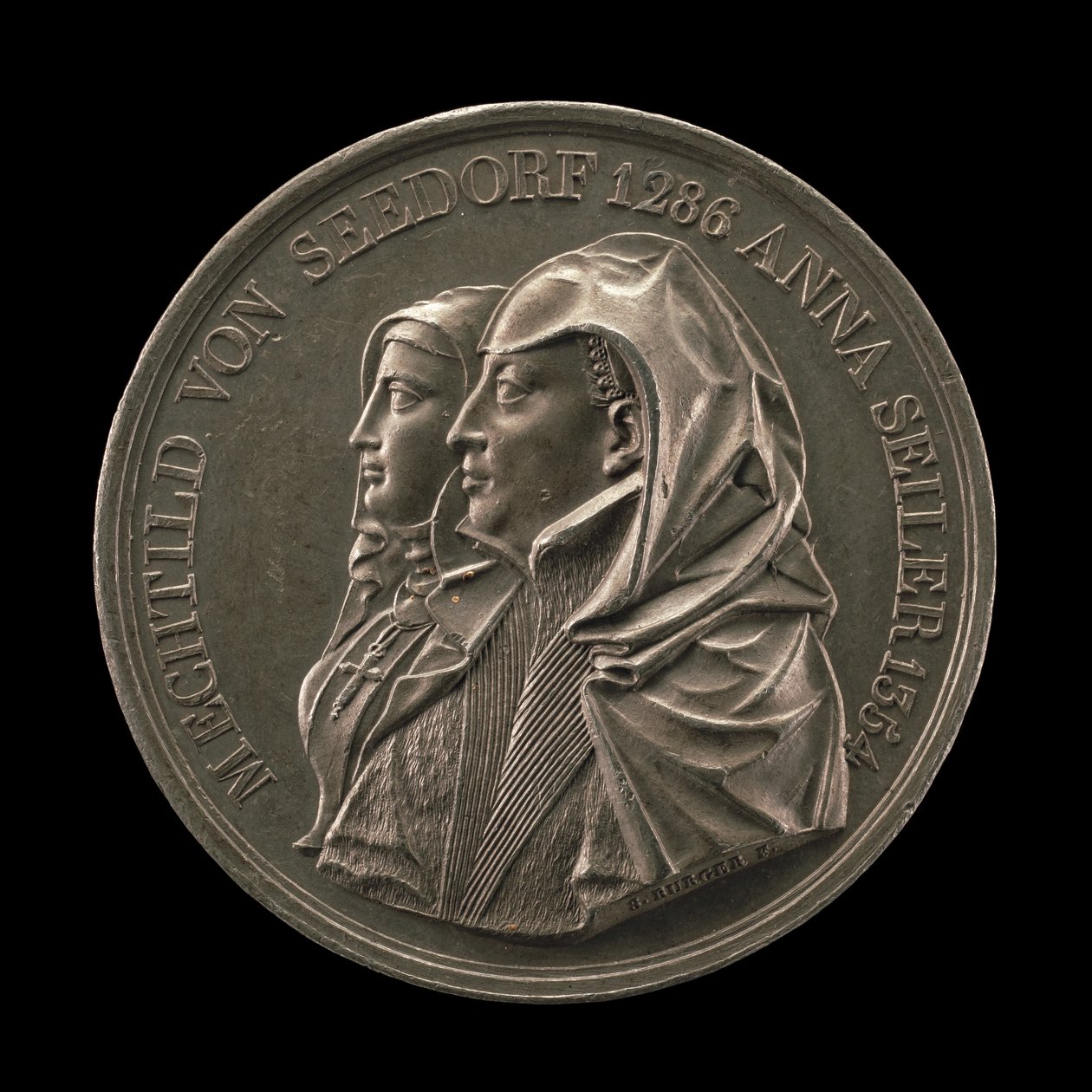 Mechtild von Seedorf und Anna Seiler [Vorderseite], 1818 von Sebastian Burger