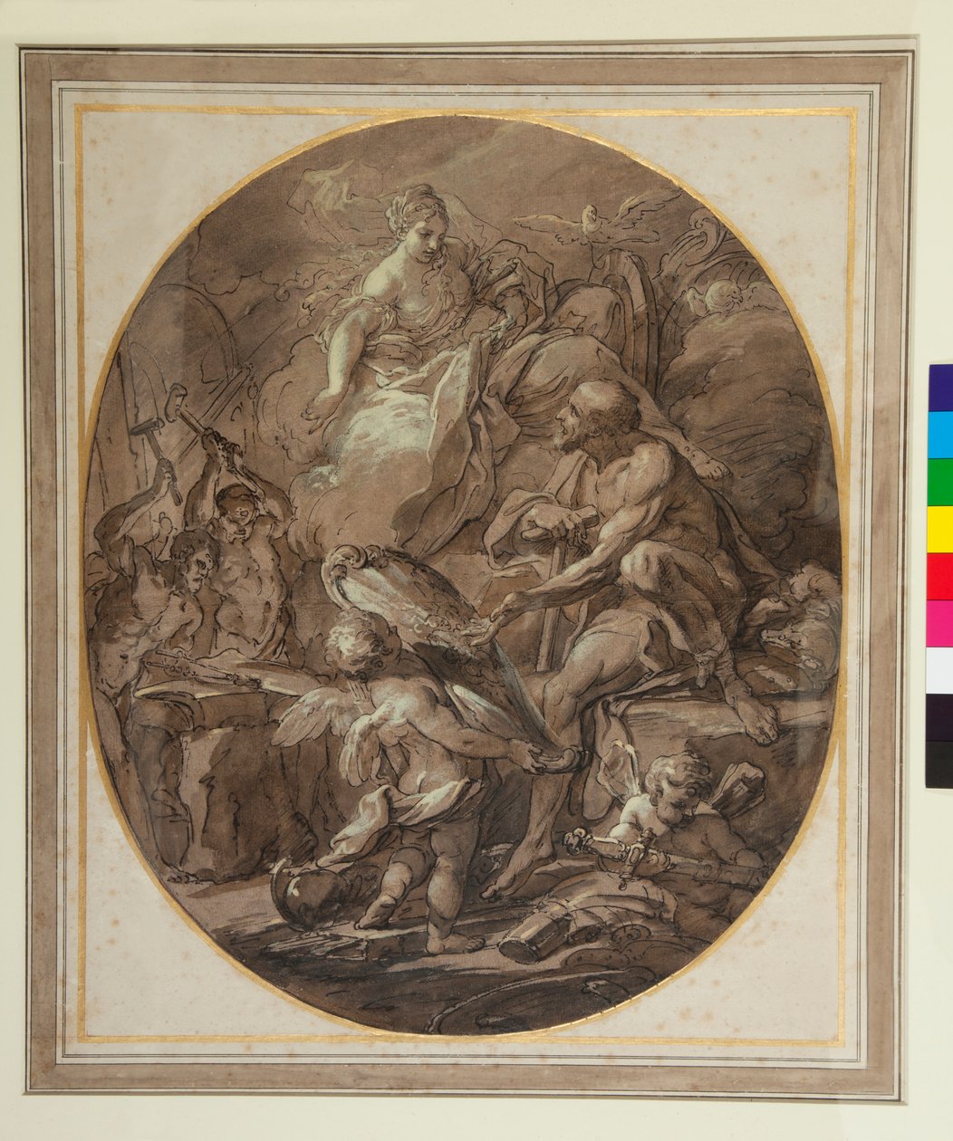Venus an der Schmiede des Vulkan von Sebastiano Conca