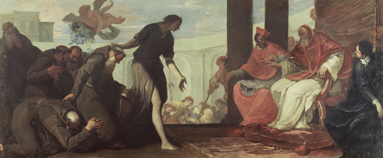 Paul III. genehmigt den Orden der Kapuziner von Sebastiano Ricci