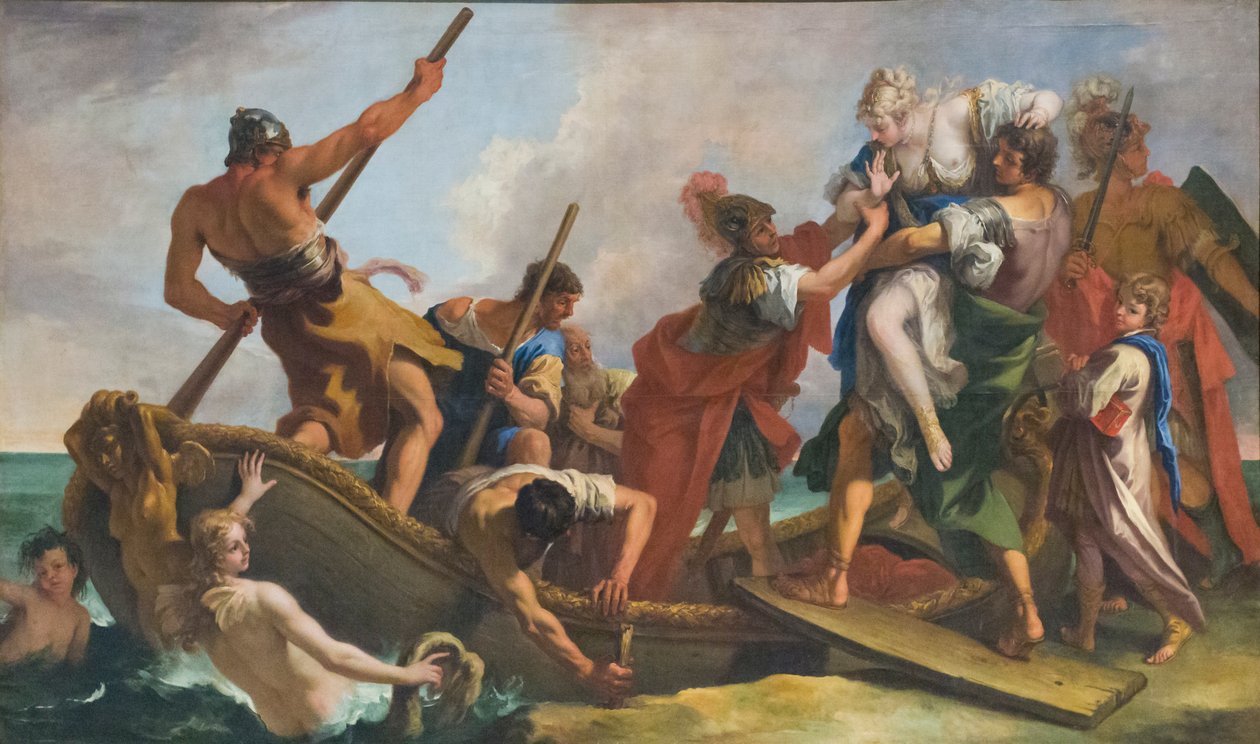 Die Entführung der Helena, frühes 18. Jahrhundert von Sebastiano Ricci