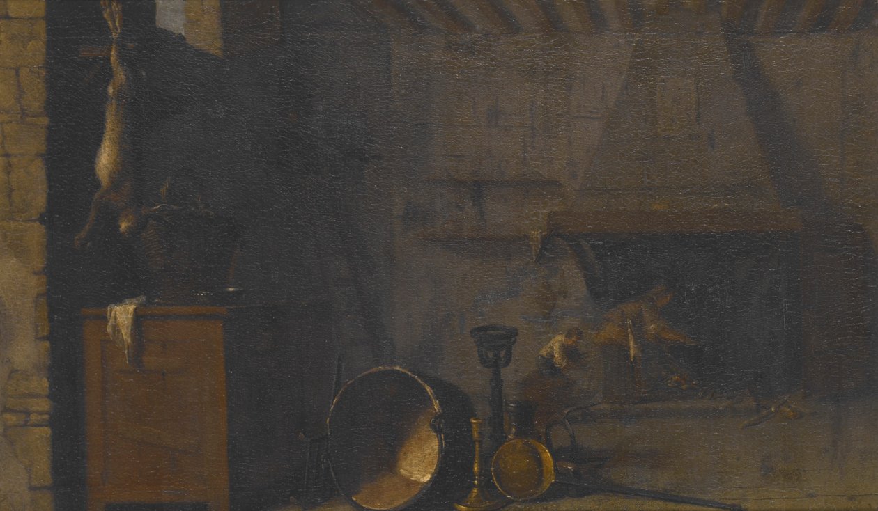 Küche mit Hase von Sébastien Bourdon