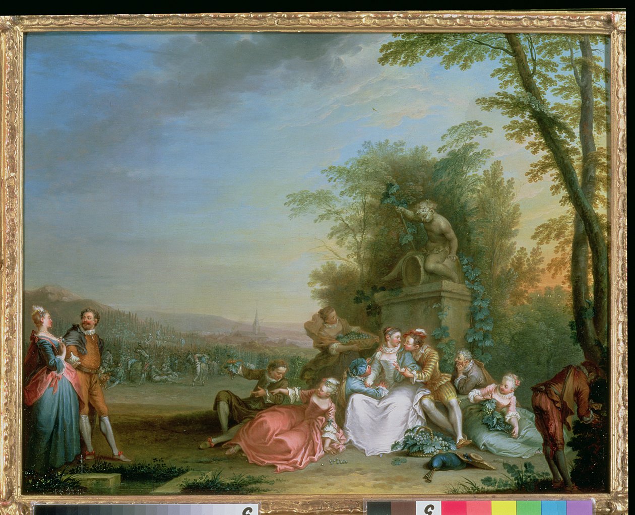 Die Weinlese, ca. 1750 von Sebastien II Le Clerc