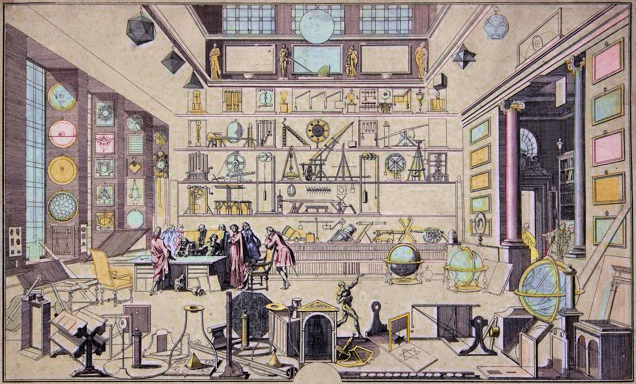Eine Geometriestudie, nach Sebastien Le Clerc von Sebastien I Le Clerc