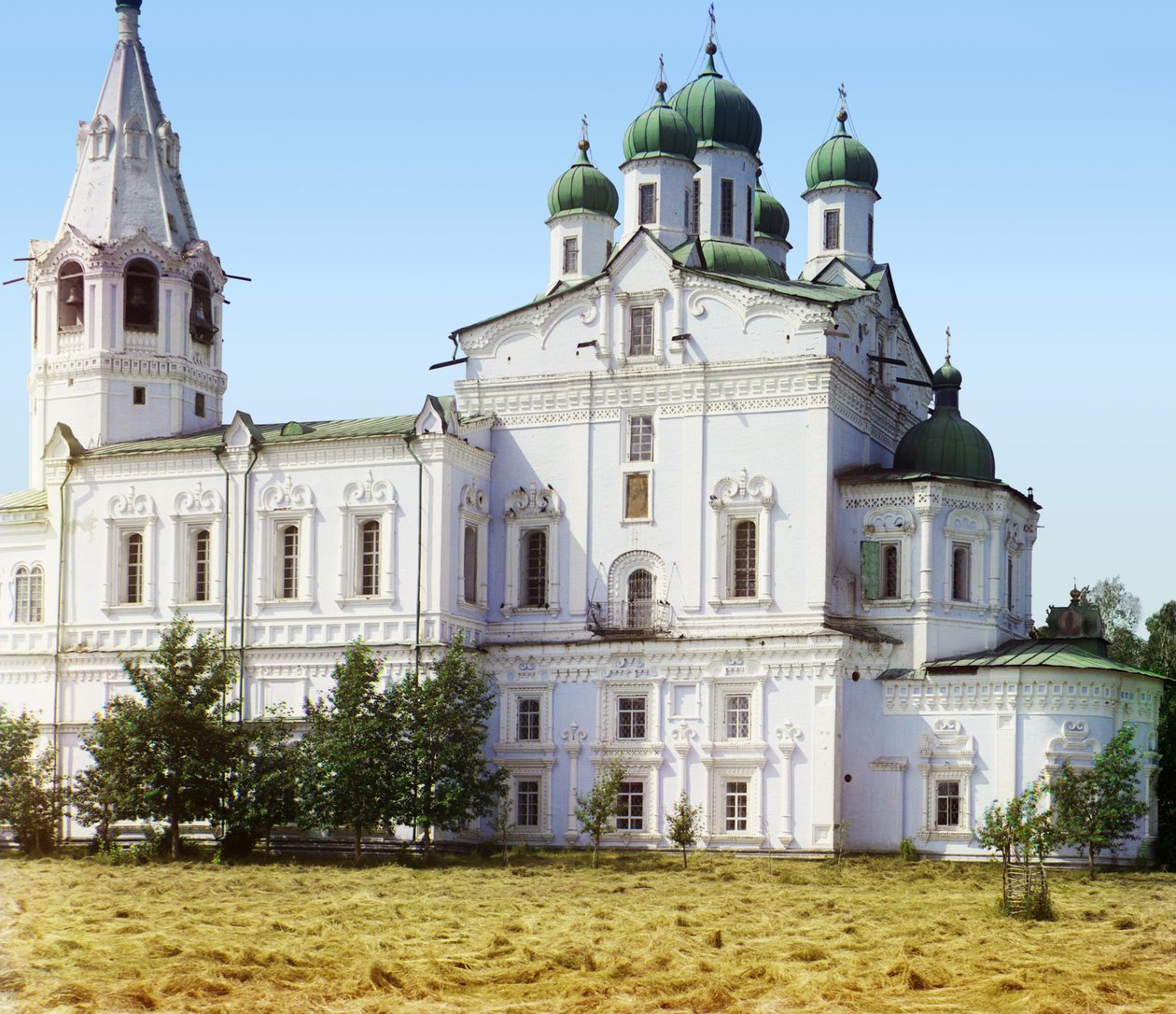 Mariä Himmelfahrt-Kathedrale im Dalmatov-Kloster, 1905-1915 von Sergey Prokudin Gorsky