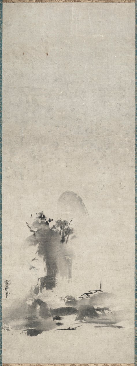 Haboku, gesprenkelte Tuschlandschaft von Sesshû Tôyô