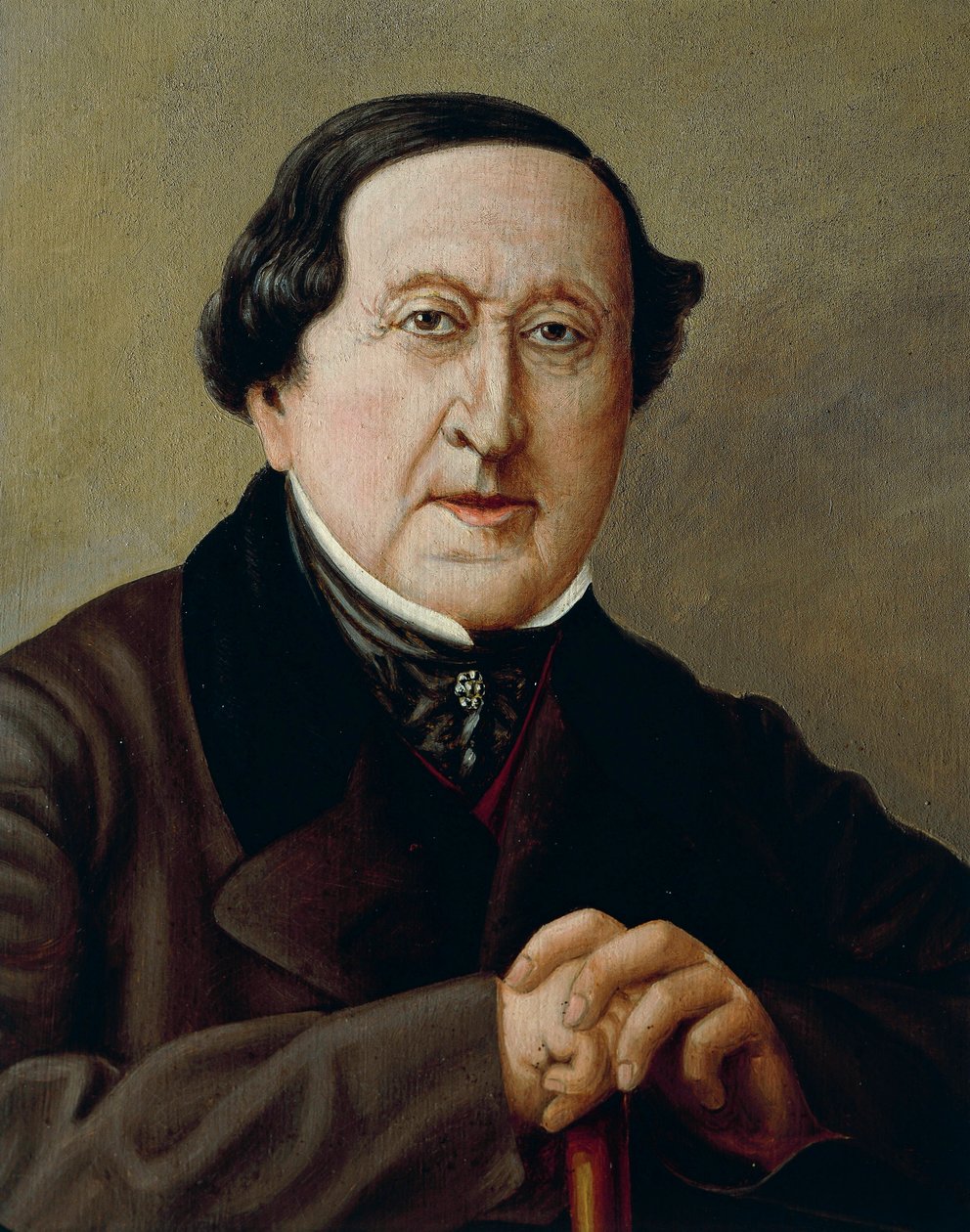 Italien, Porträt des italienischen Komponisten Gioacchino Rossini von Severini Severini
