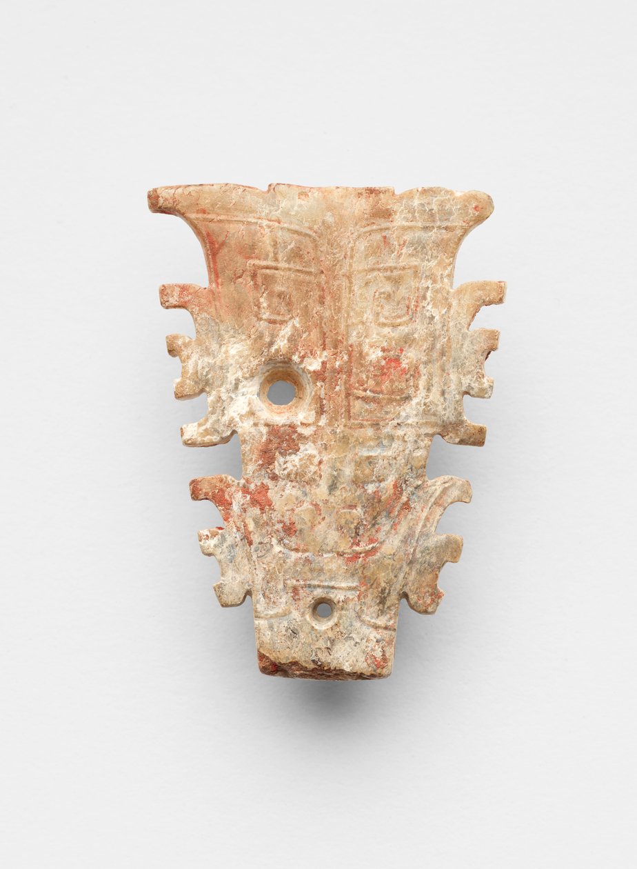 Anhänger in Form einer Maske, ca. 1300-1050 v. Chr. von Shang Dynasty Chinese School