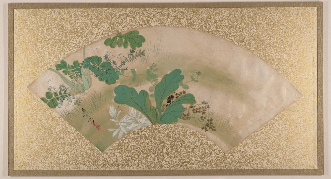 Verschiedene Pflanzen und Gräser von Shibata Zeshin