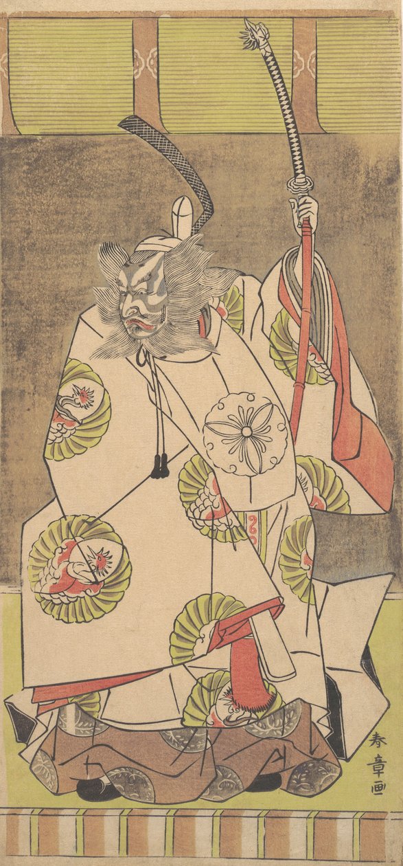 Kabuki-Schauspieler Ichikawa Danjuro IV, 12. Monat, 1771 von Shunsho