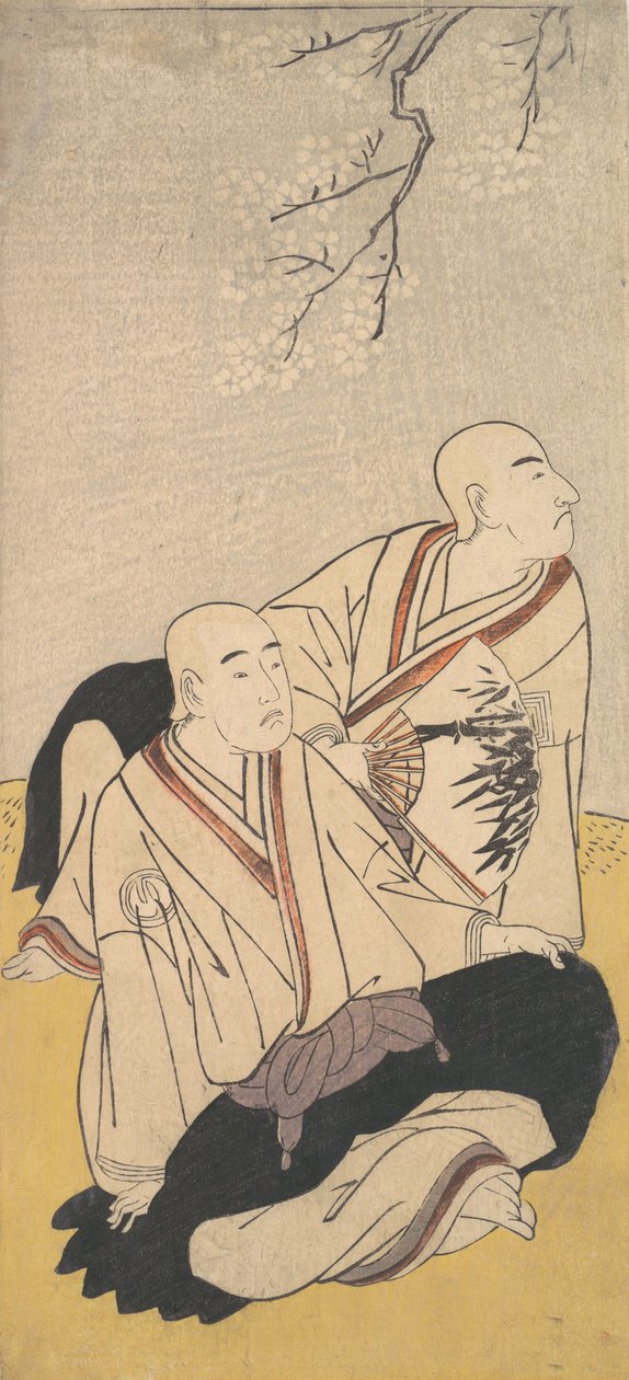 Der dritte Sawamura Sojuro & der zweite Ichikawa Monnosuke als buddhistische Mönche, 1791 von Shunsho