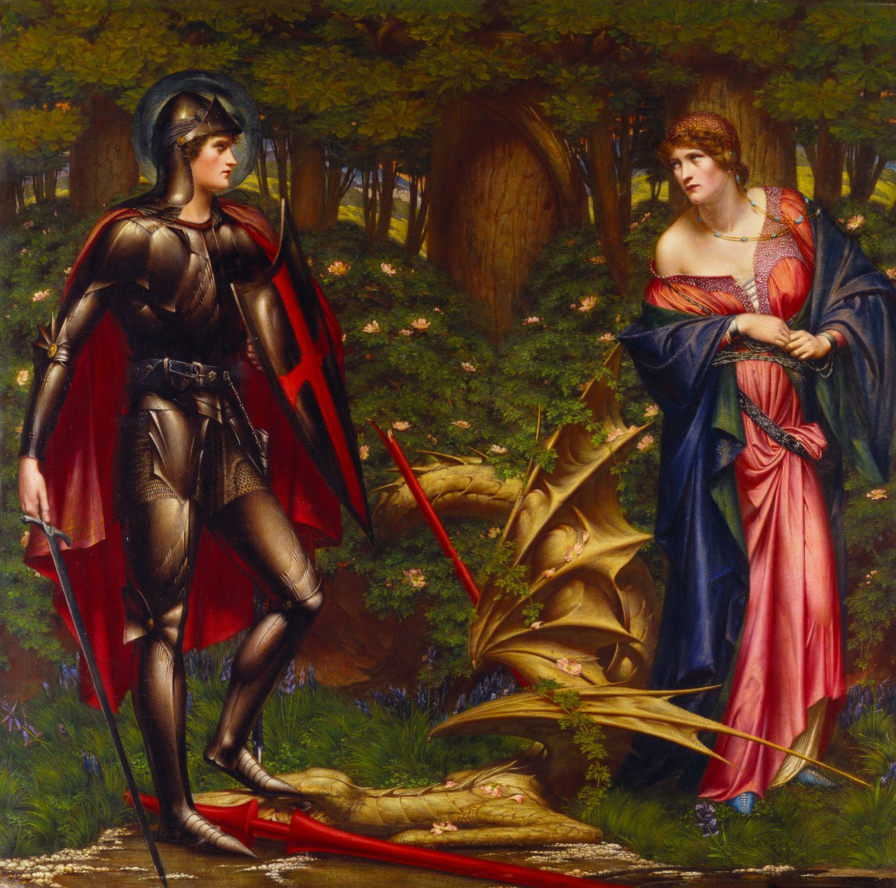 St. Georg und der Drache von Sidney Meteyard