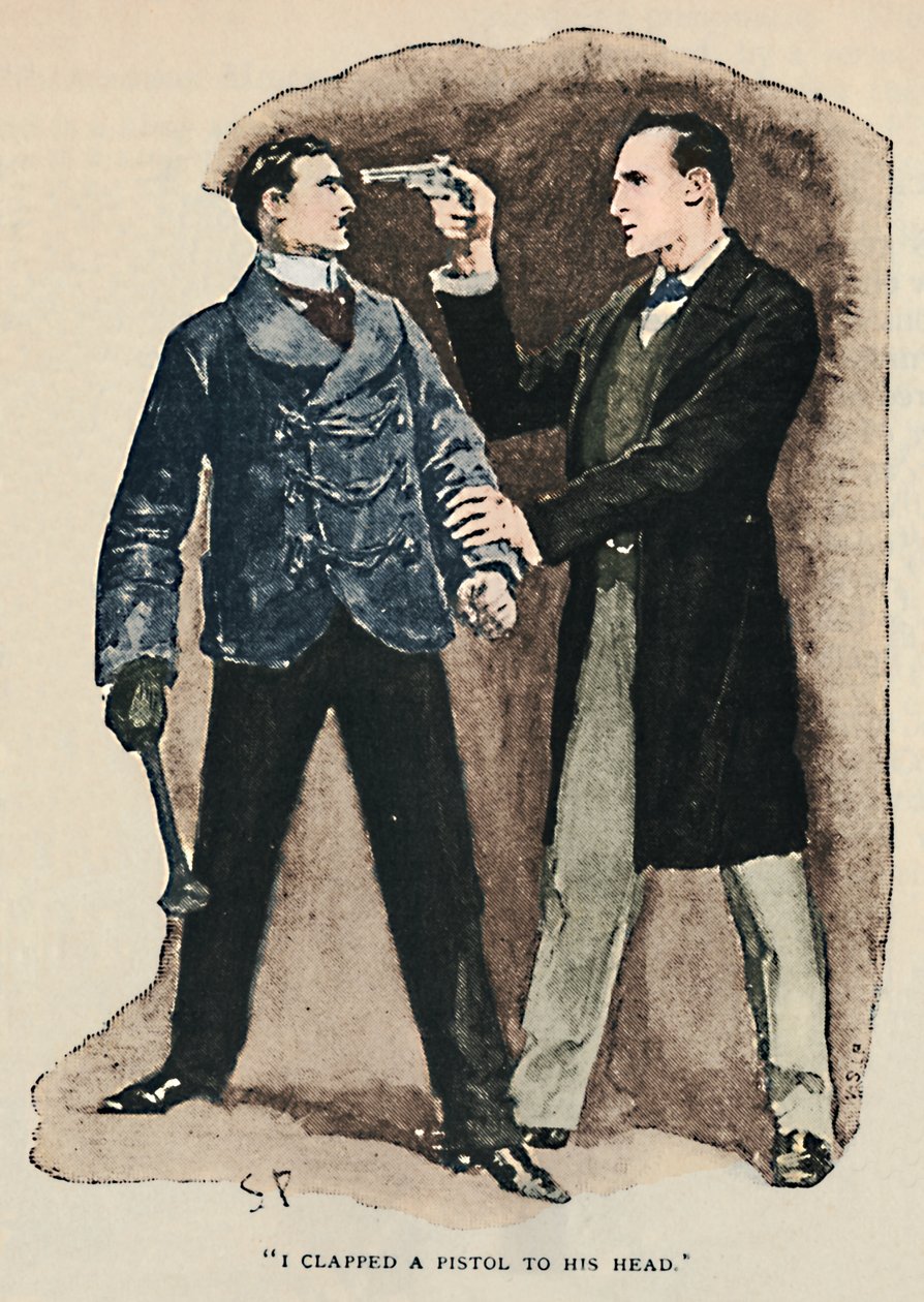 Ich hielt ihm eine Pistole an den Kopf, 1892 von Sidney Paget