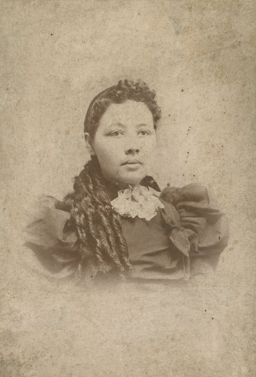 Kabinettskarte eines unbekannten Mitglieds der Familie Vass von Sidney Rufus Alley