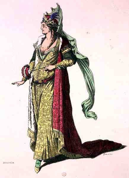 Theaterkostüm, Faksimile von A. Guillaumot Fils von Silvestre (after)