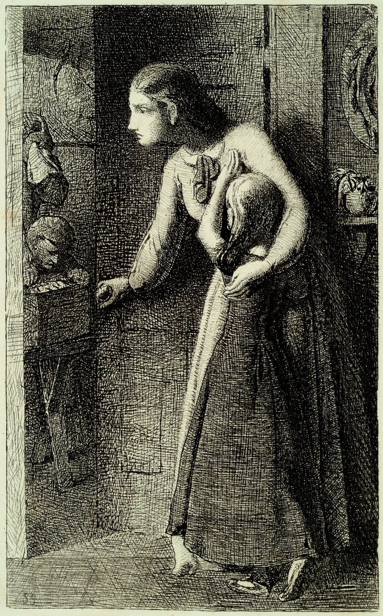 Das Spukhaus, ca. 1858 von Simeon Solomon