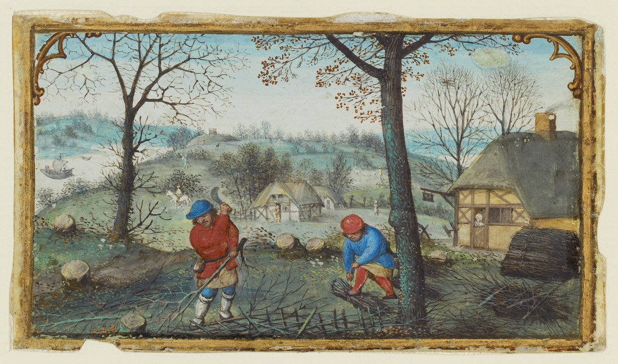 Kalenderminiaturen aus einem Stundenbuch von Simon Bening