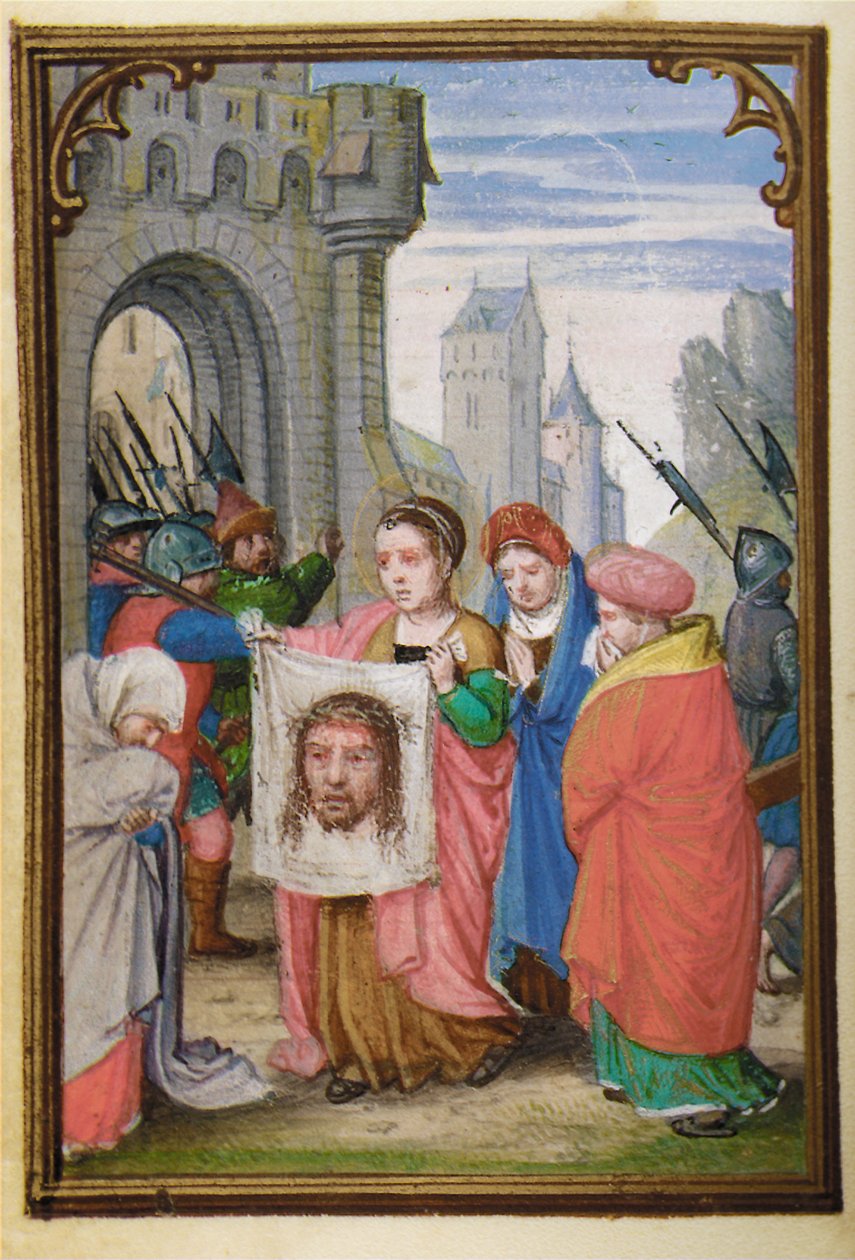 Blatt aus einem Miniatur-Stundenbuch, Gebrauch von Rom, Brügge, 1530-35 von Simon Bening