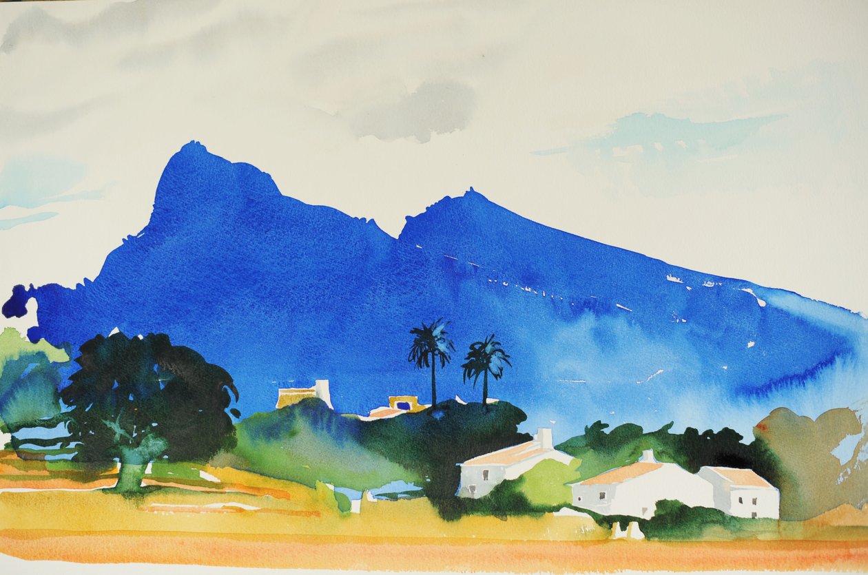 Hügel von Pollença, 2016 von Simon Fletcher