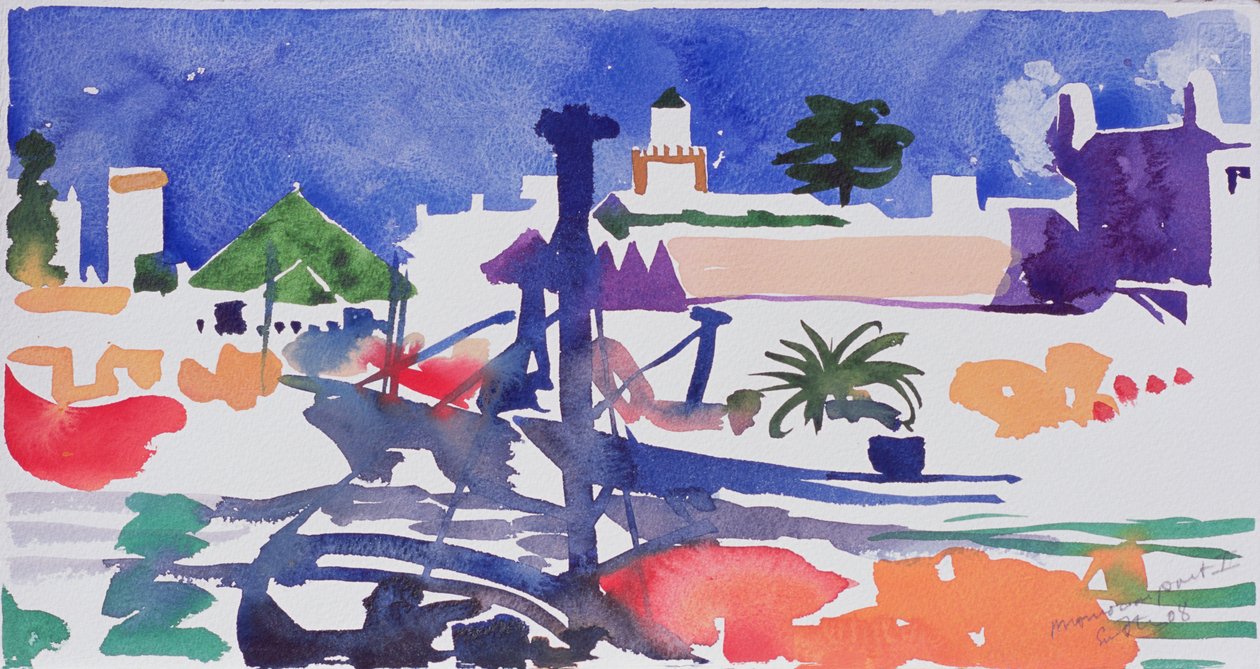 Marokkanischer Hafen II von Simon Fletcher