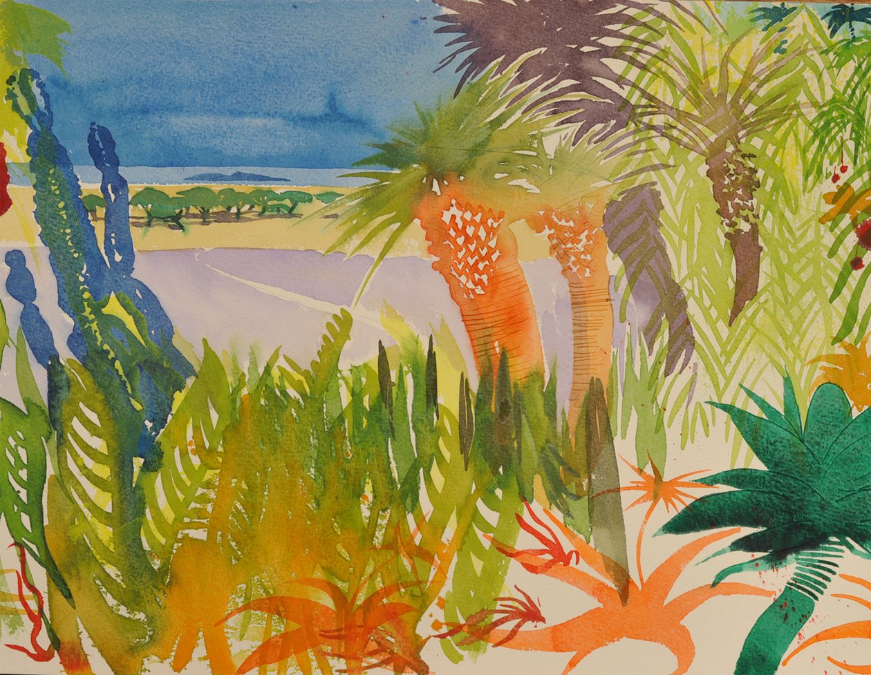 Tropischer Garten 2, Mogador, 2016 von Simon Fletcher