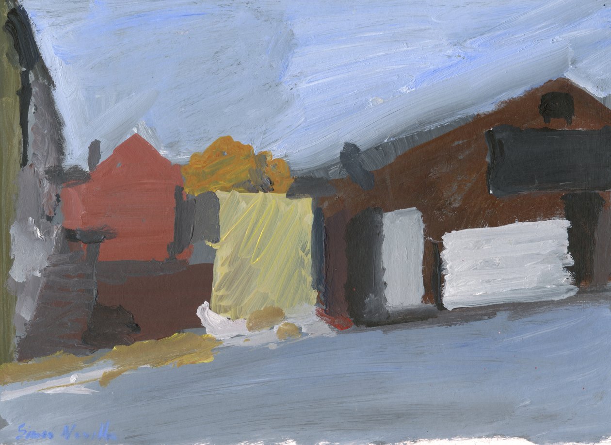 Umspannwerk und alte Gebäude Nr. 2, 2023 von Simon Neville