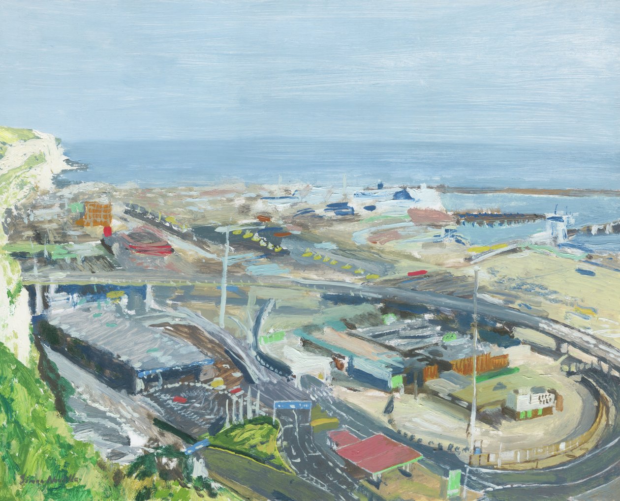 Hafen von Dover, 2019 von Simon Neville