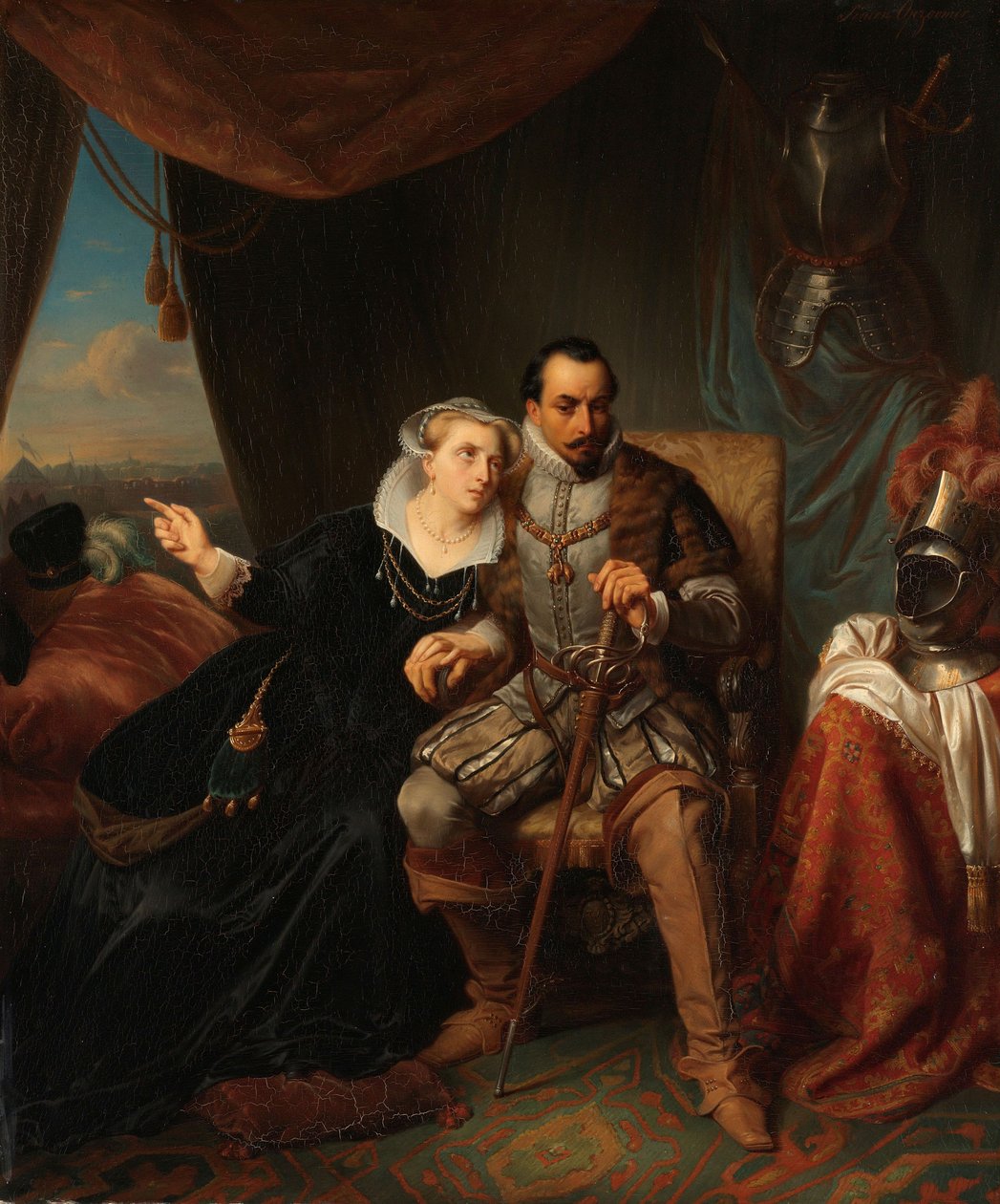 Magdalena Moons bittet Francisco Valdez, den Sturm auf Leiden zu verschieben von Simon Opzoomer
